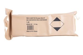 PMC XTAC 55-gr 5.56NATO ammunition in 200-round pack